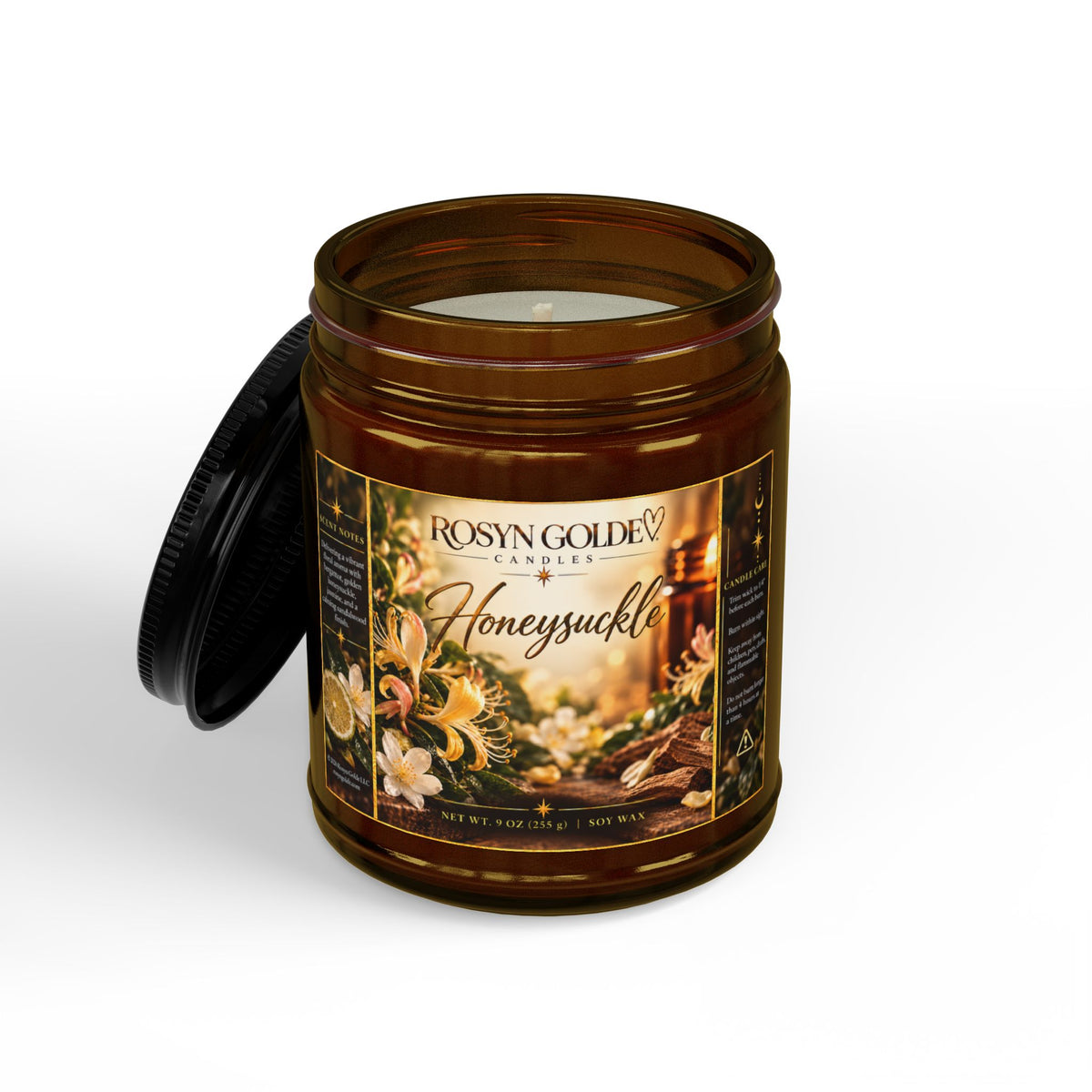 Rosyn Golde Honeysuckle Soy Candle