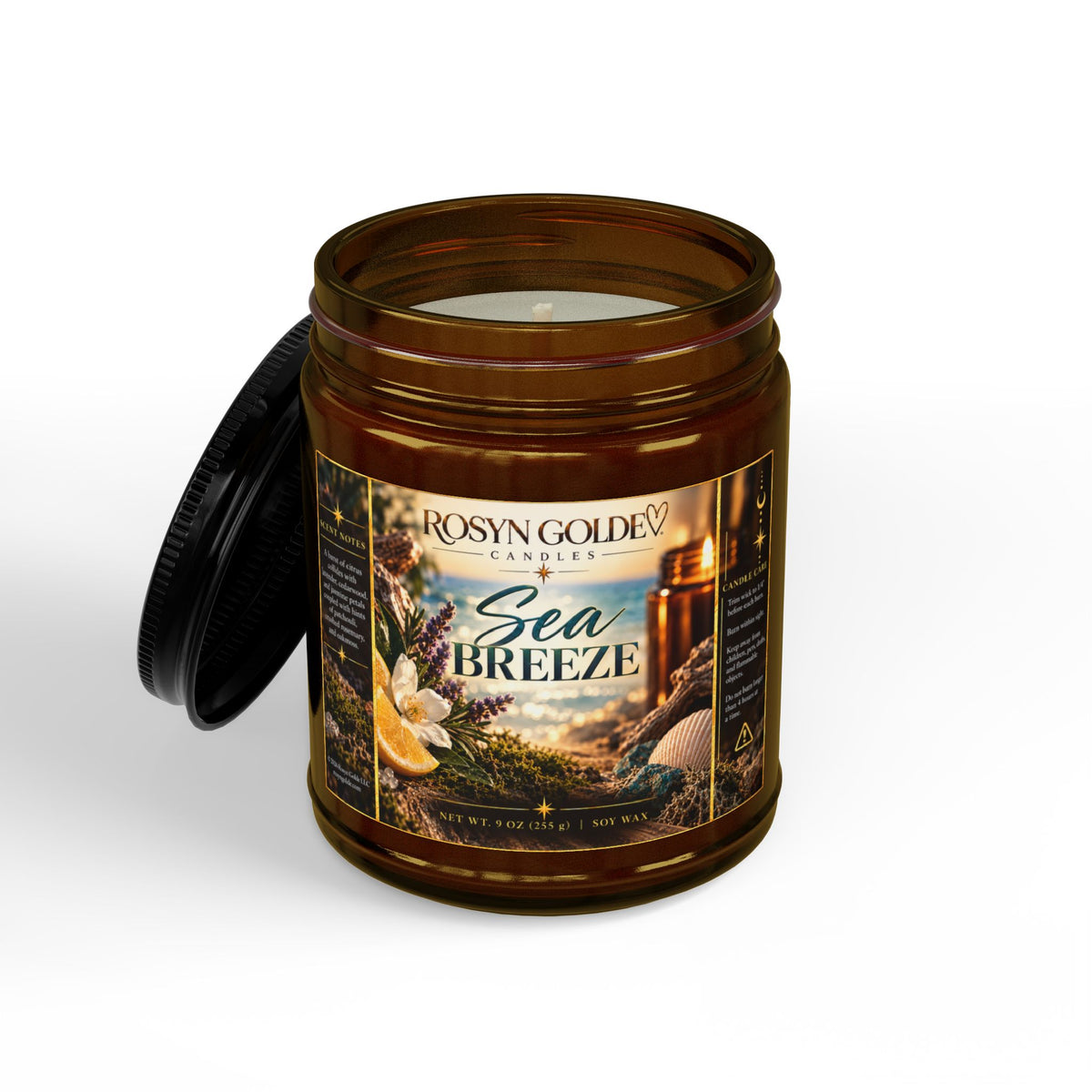 Rosyn Golde Sea Breeze Soy Candle