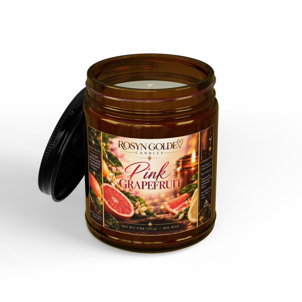 Rosyn Golde Pink Grapefruit Soy Candle