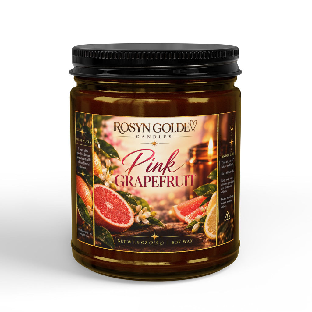 Rosyn Golde Pink Grapefruit Soy Candle
