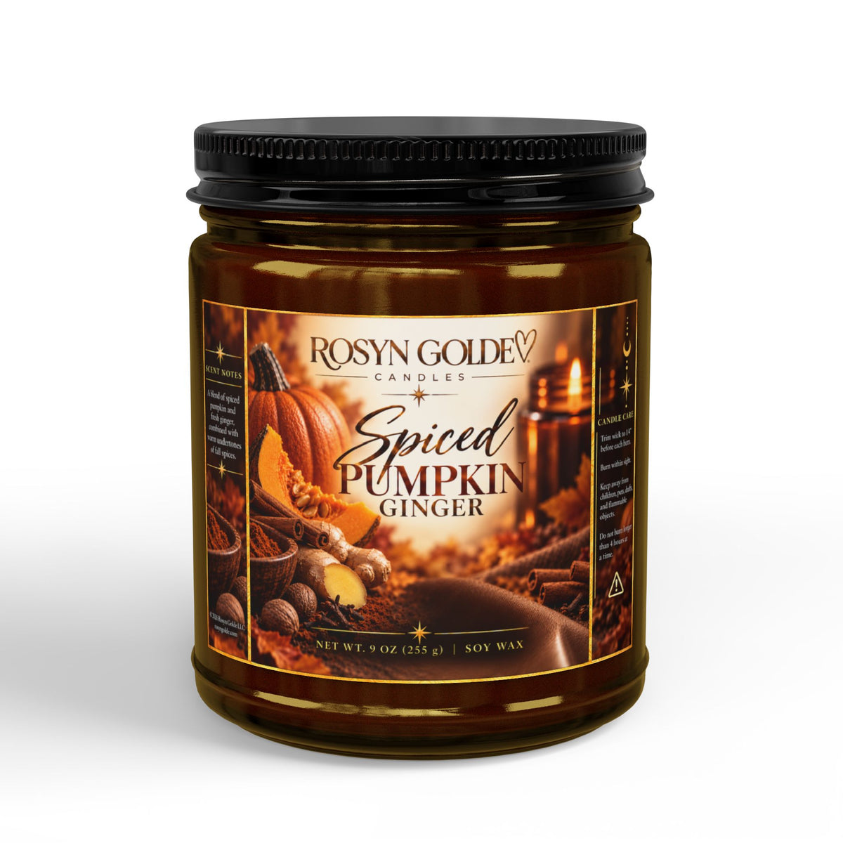 Rosyn Golde Spiced Pumpkin Ginger Soy Candle